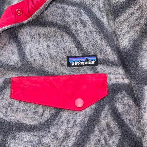 Patagonia Mens XS LW Synchilla Snap-T Pullover Fleece Jacket Shale Rock Gray - Picture 3 of 8